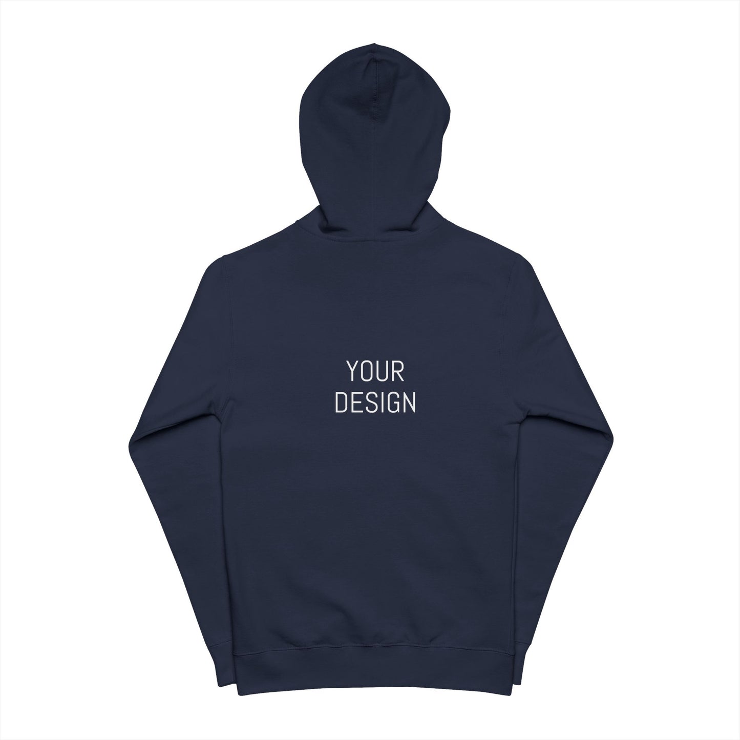 Unisex Fleece Zip Up Hoodie Personalized for Events & Promotions
