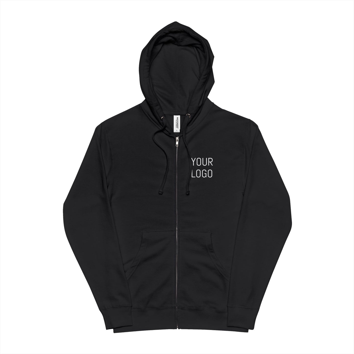 Unisex Fleece Zip Up Hoodie Personalized for Events & Promotions