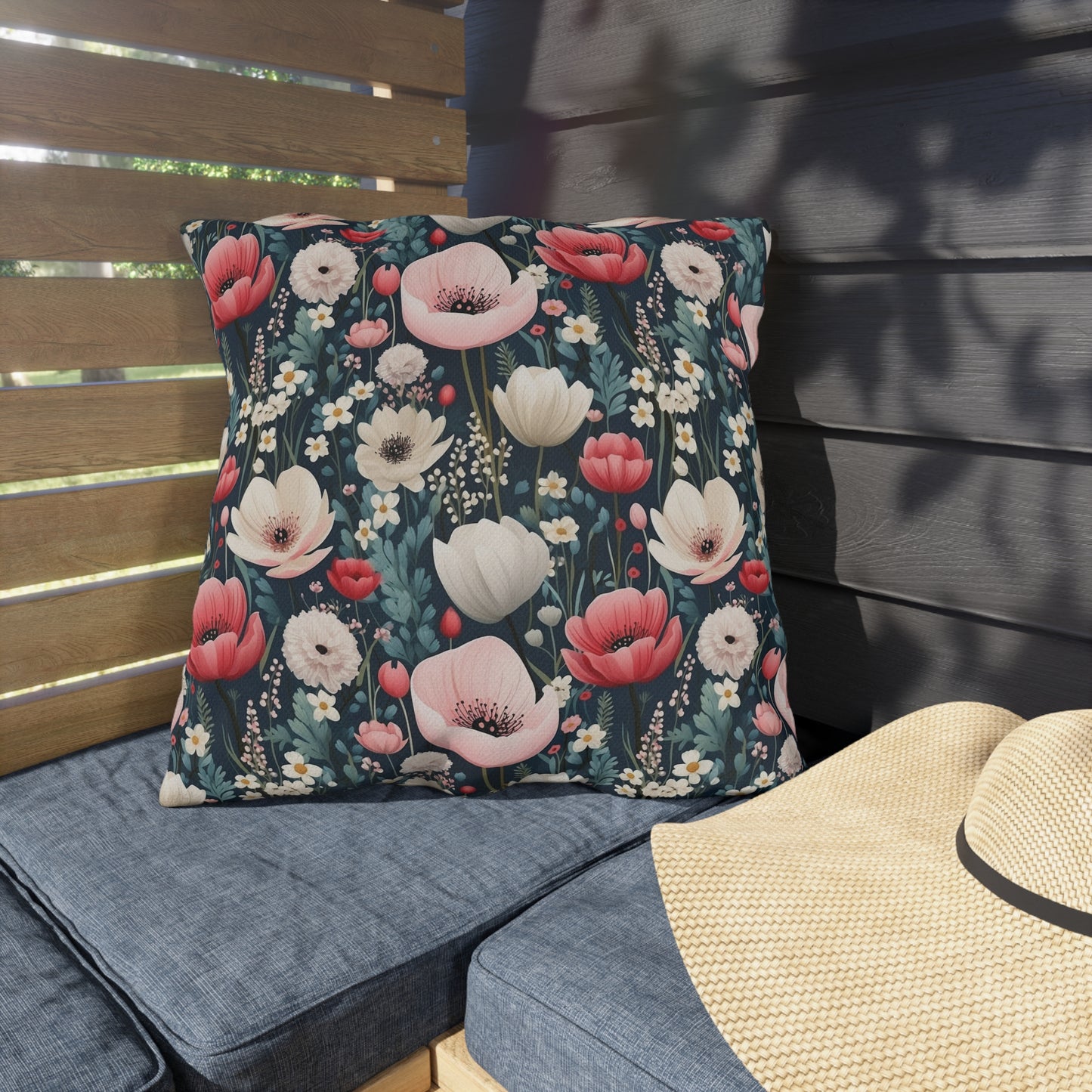 Poppy Field Outdoor Pillows