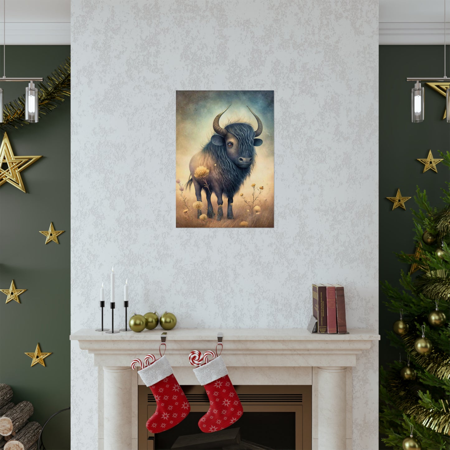 Safari Kids Collection- Buffalo Premium Matte Vertical Posters
