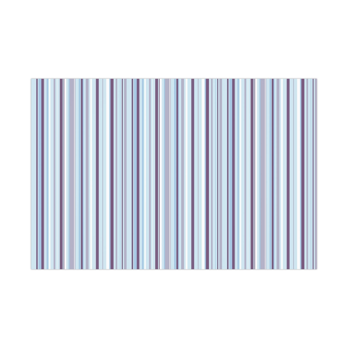 Blue and Purple Pinstrips Gift Wrap Papers