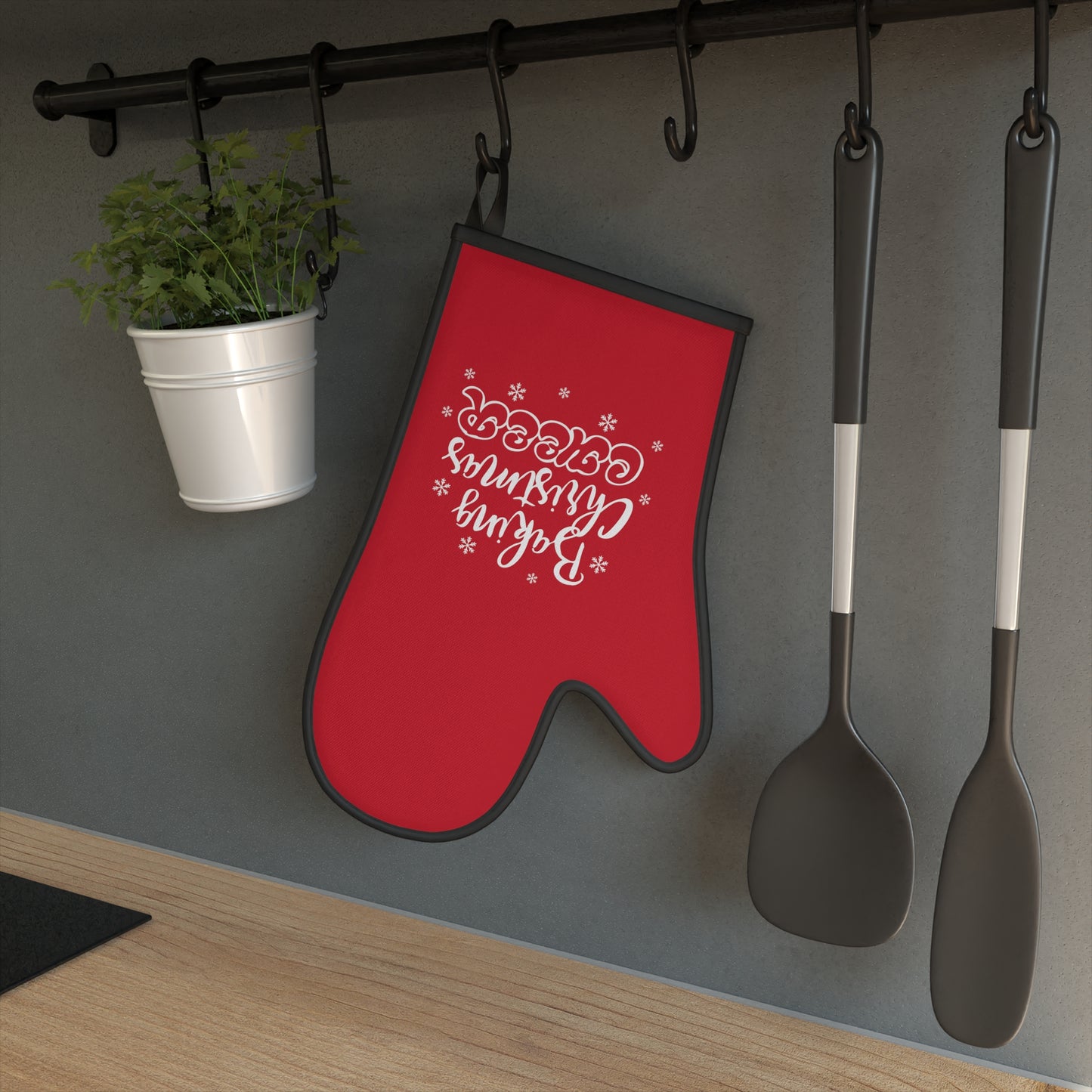 Baking Christmas Cheer Oven Glove
