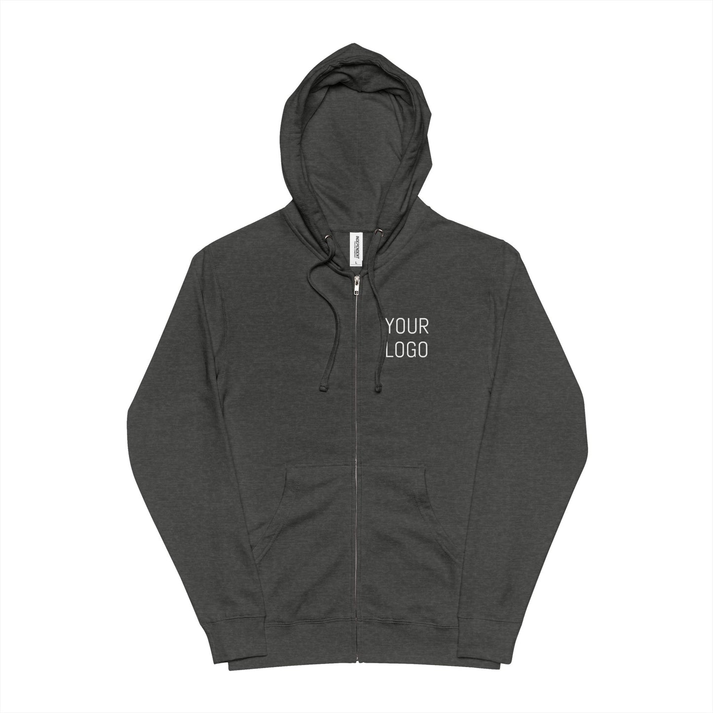 Unisex Fleece Zip Up Hoodie Personalized for Events & Promotions