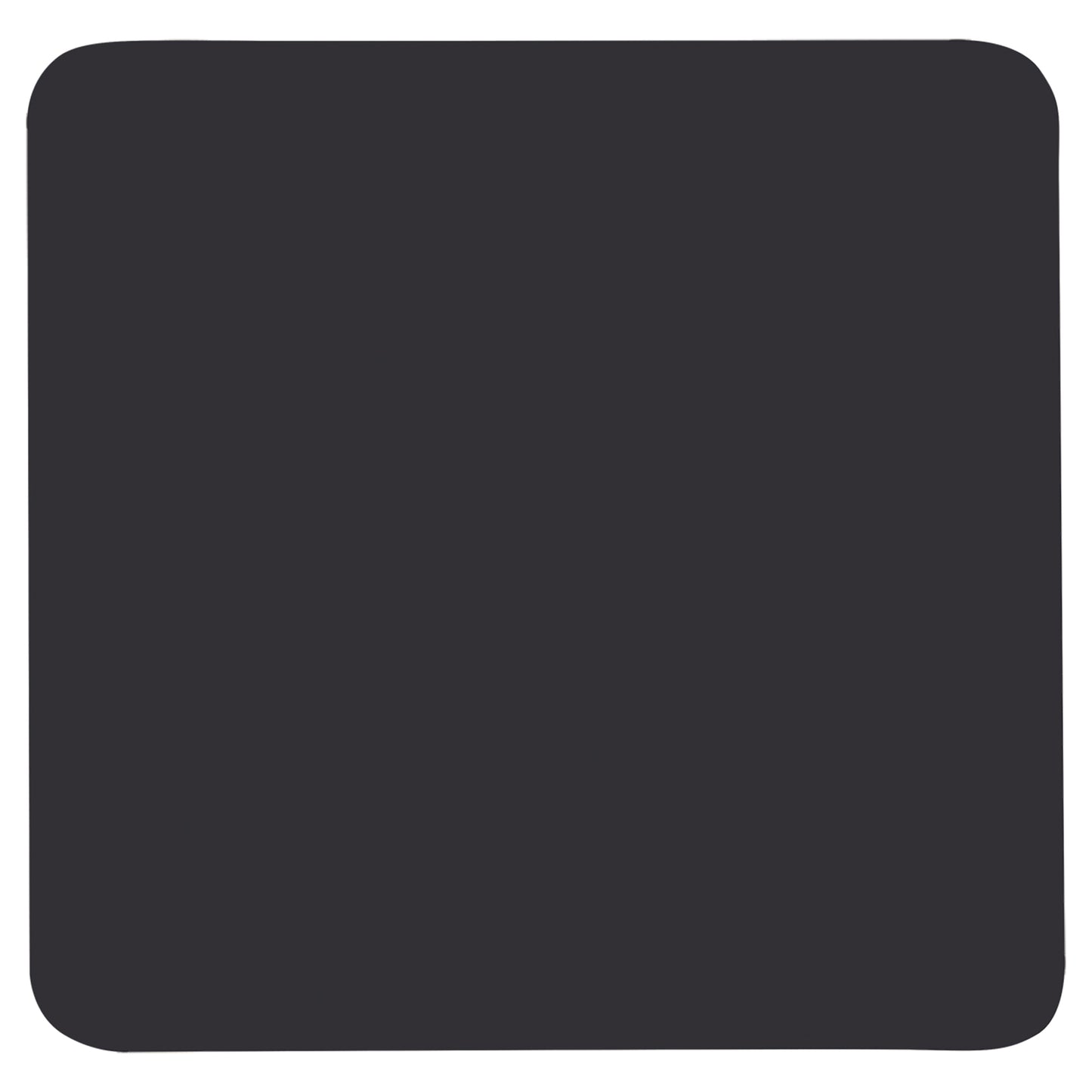 Personalized Laser Engraved Square Black/White Silicone Coaster