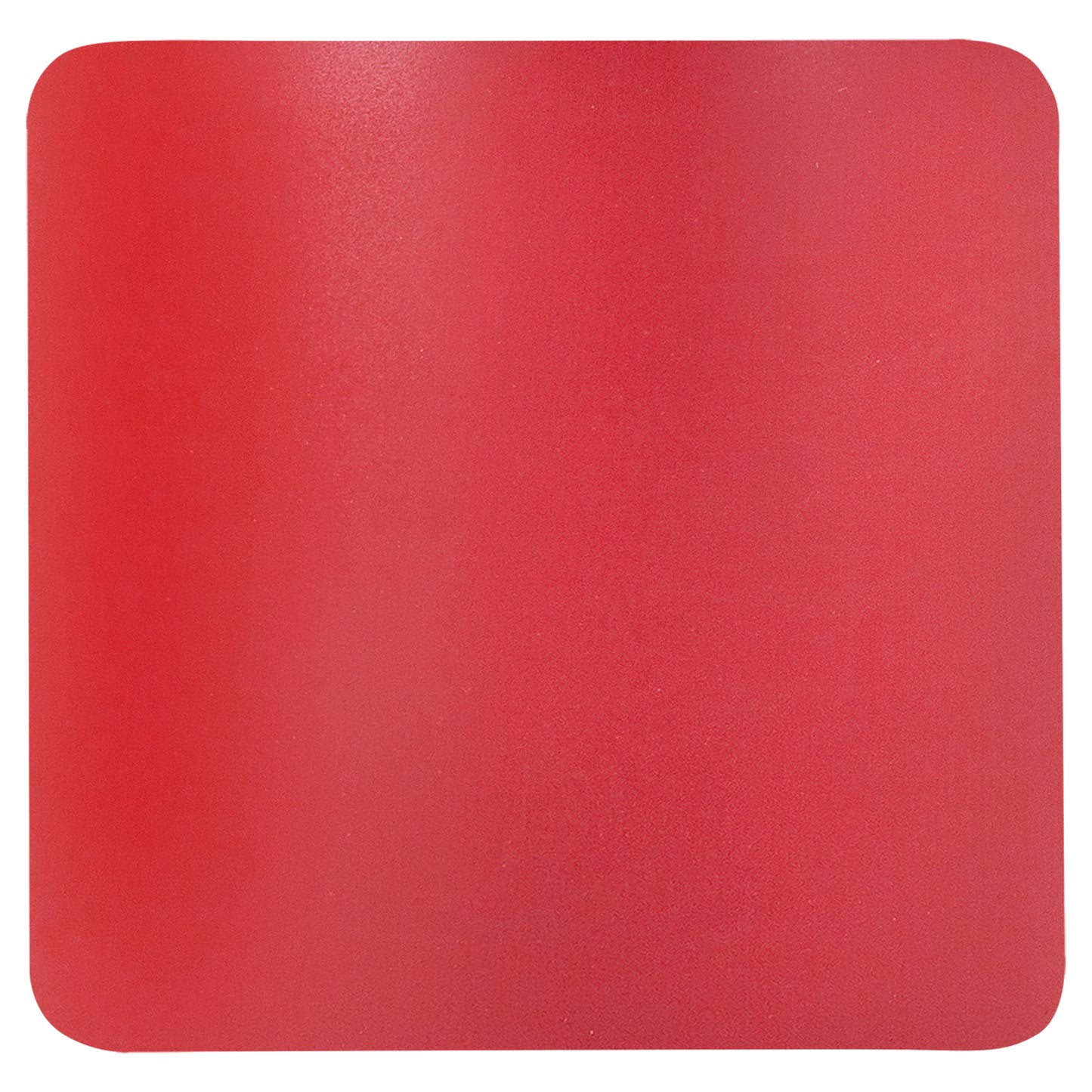 Personalized Laser Engraved Square Red/White Silicone Coaster