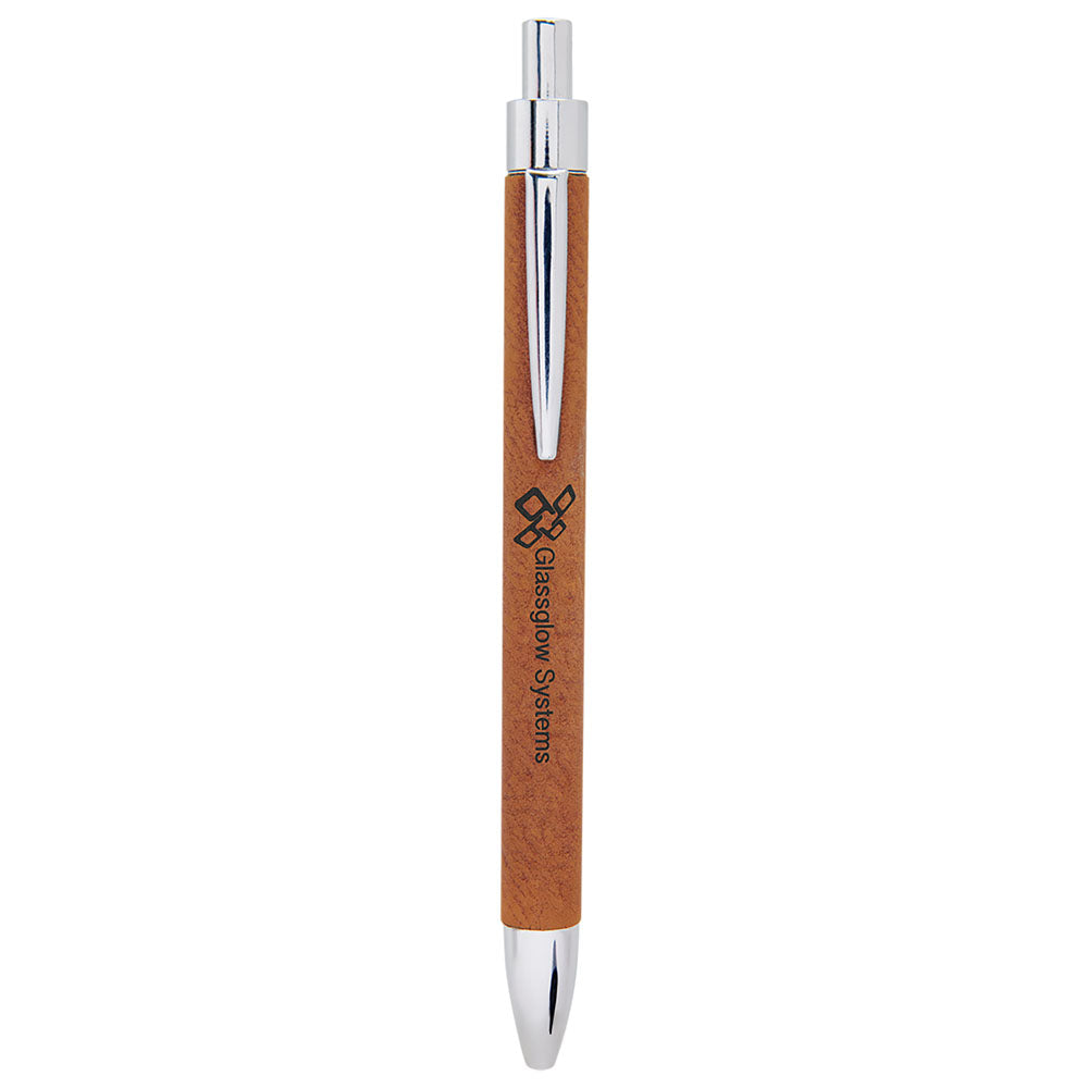 Personalized Laser Engraved Rawhide Leatherette Pen