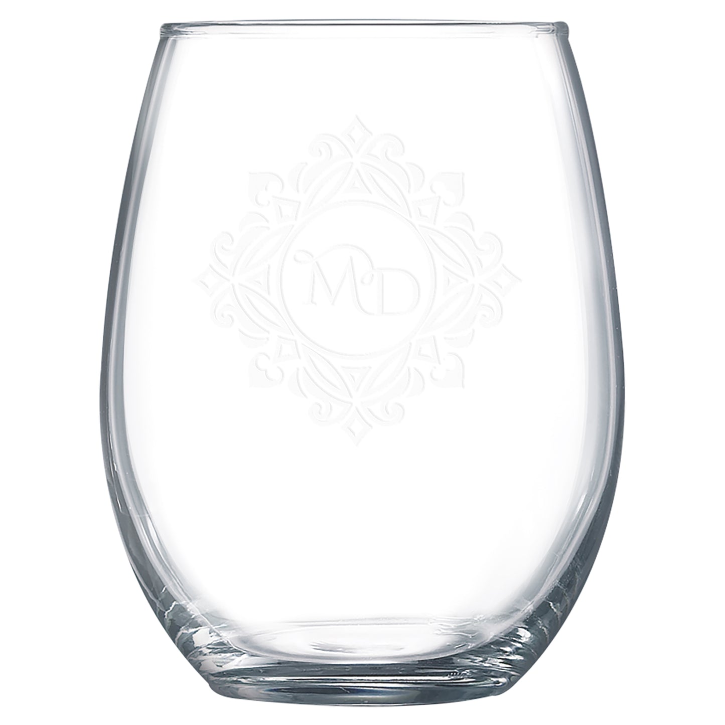 Personalized Laser Engraved 15 oz. Polar Camel Stemless Wine Glass