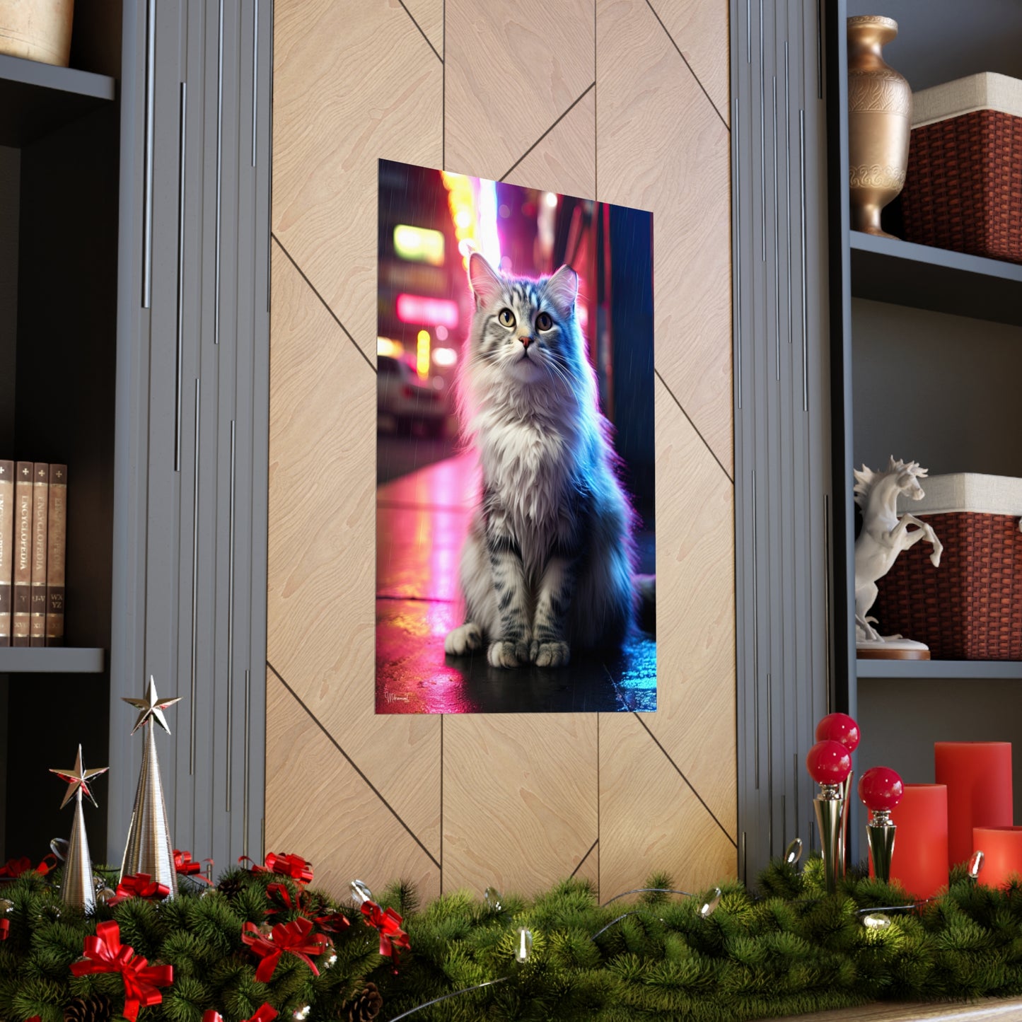 TNVR Cat in the City Premium Matte Vertical Posters