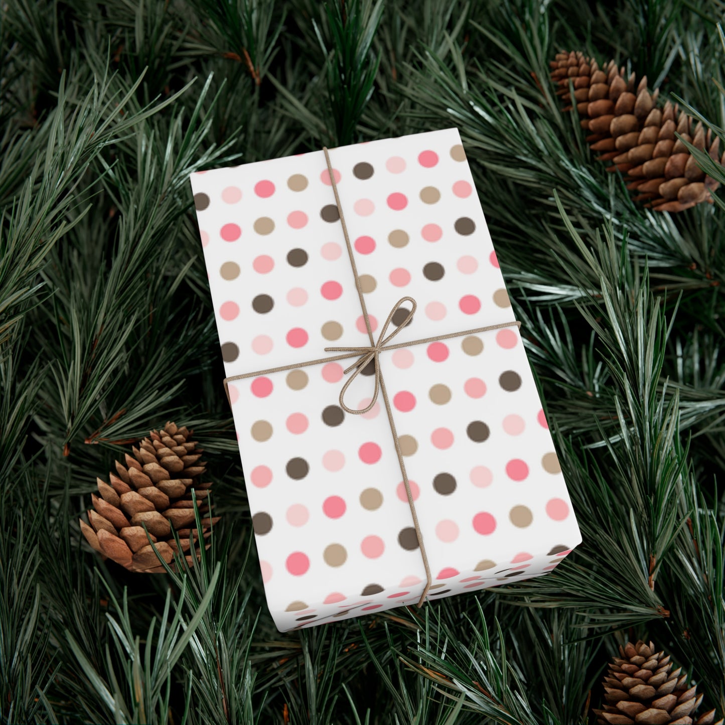 Multi-Color Polka Dot Gift Wrap Papers