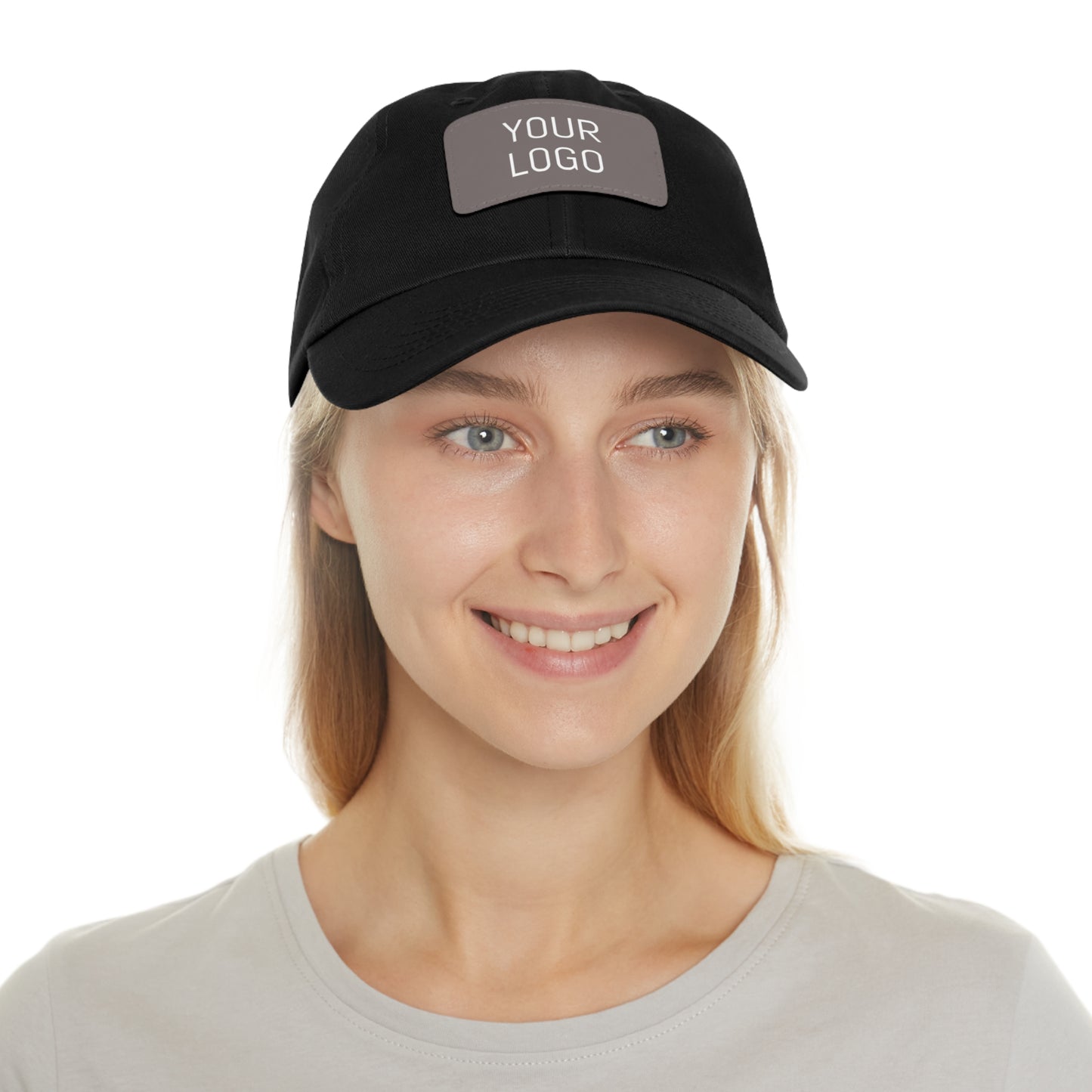 Dad Hat Leather Patch Personalized for Events & Promotions