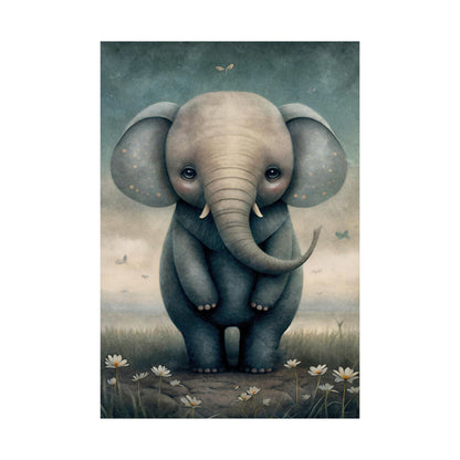 Safari Kids Collection- Elephant Premium Matte Vertical Posters