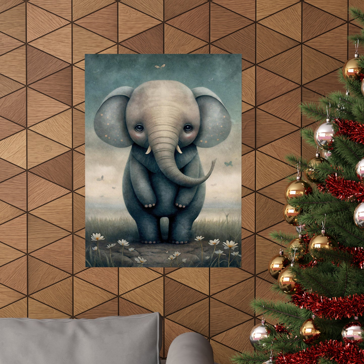 Safari Kids Collection- Elephant Premium Matte Vertical Posters