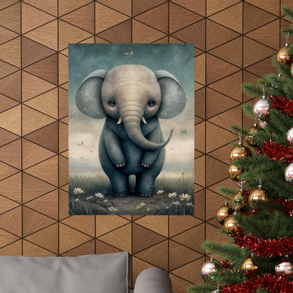 Safari Kids Collection- Elephant Premium Matte Vertical Posters