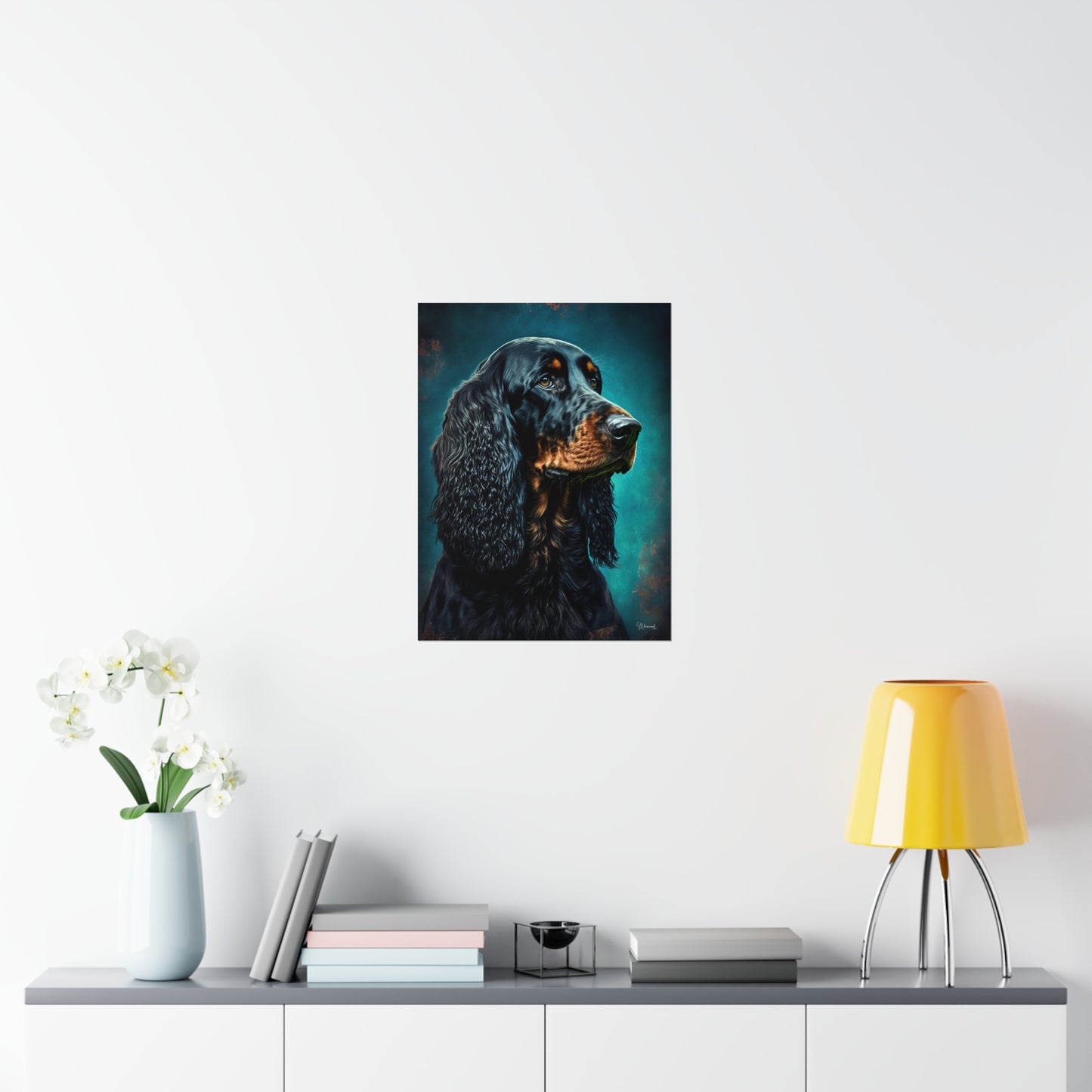 Gordon Setter Dog Premium Matte Vertical Posters