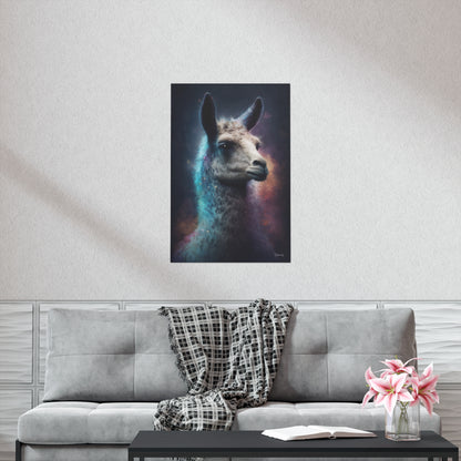 Llama Premium Matte Vertical Posters