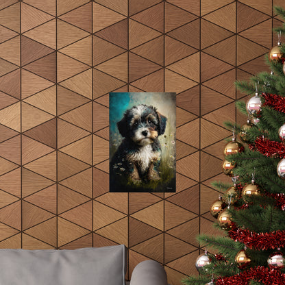 Havanese Puppy Premium Matte Vertical Posters