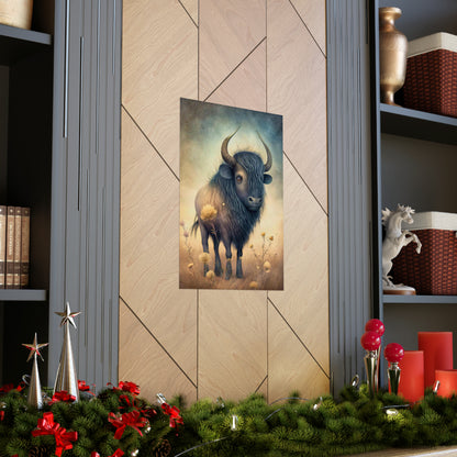 Safari Kids Collection- Buffalo Premium Matte Vertical Posters