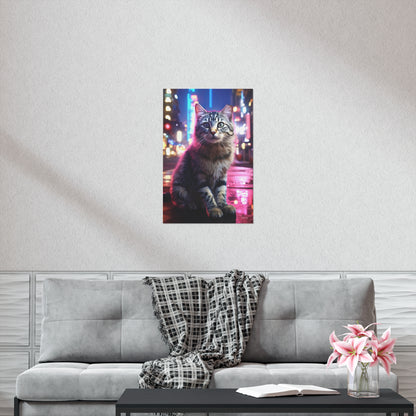 TNVR Cat in the City Premium Matte Vertical Posters