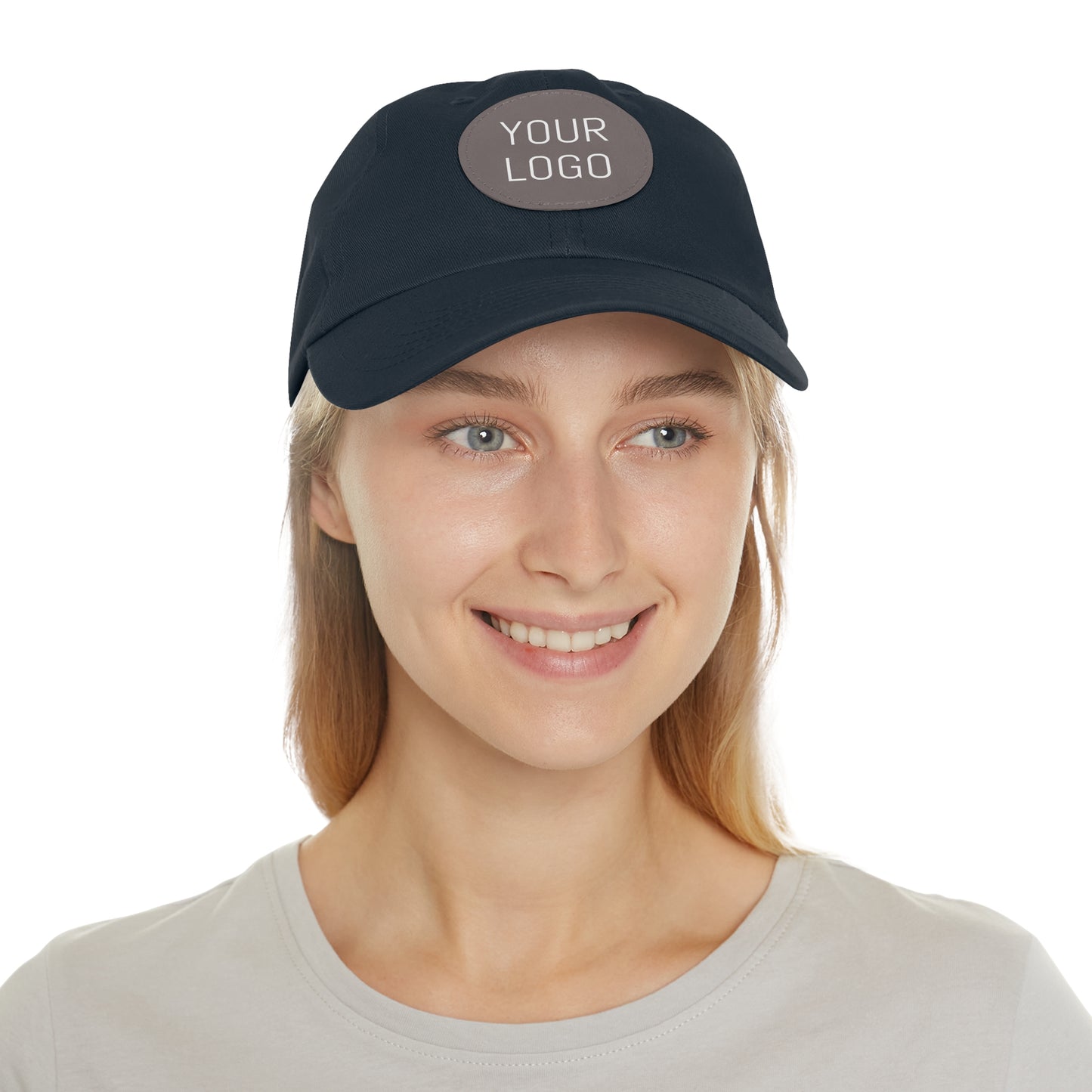 Dad Hat with Leather Patch Personalized for Events & Promotions