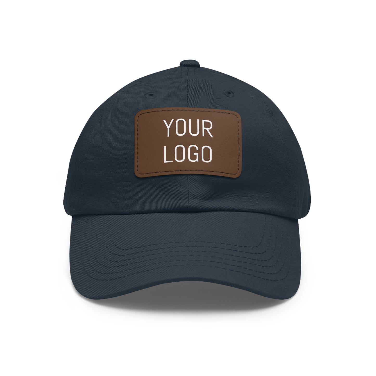 Dad Hat Leather Patch Personalized for Events & Promotions