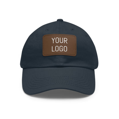 Dad Hat Leather Patch Personalized for Events & Promotions
