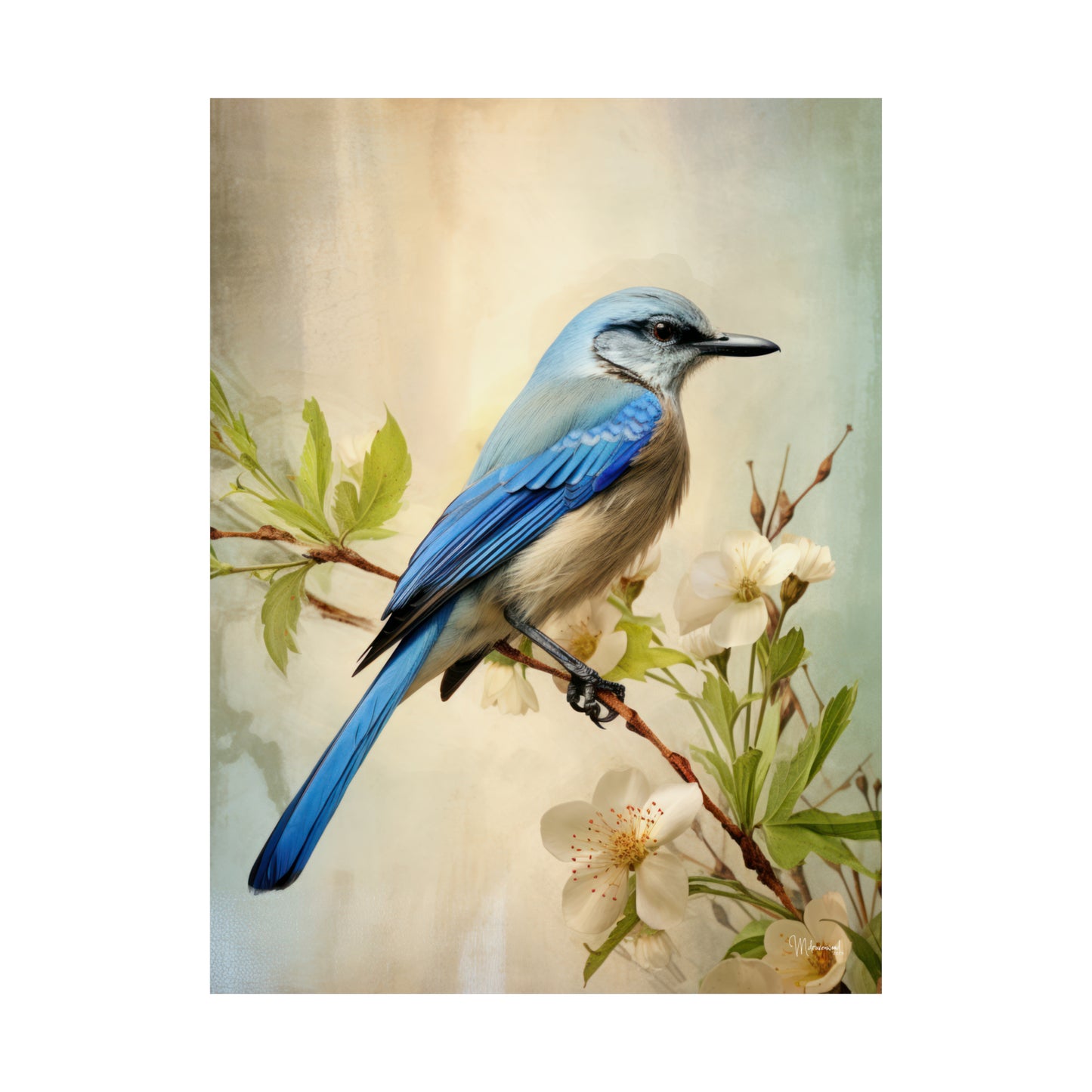 Scrub Jay Premium Matte Vertical Posters