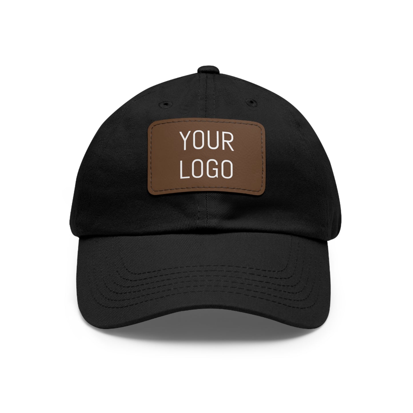 Dad Hat Leather Patch Personalized for Events & Promotions