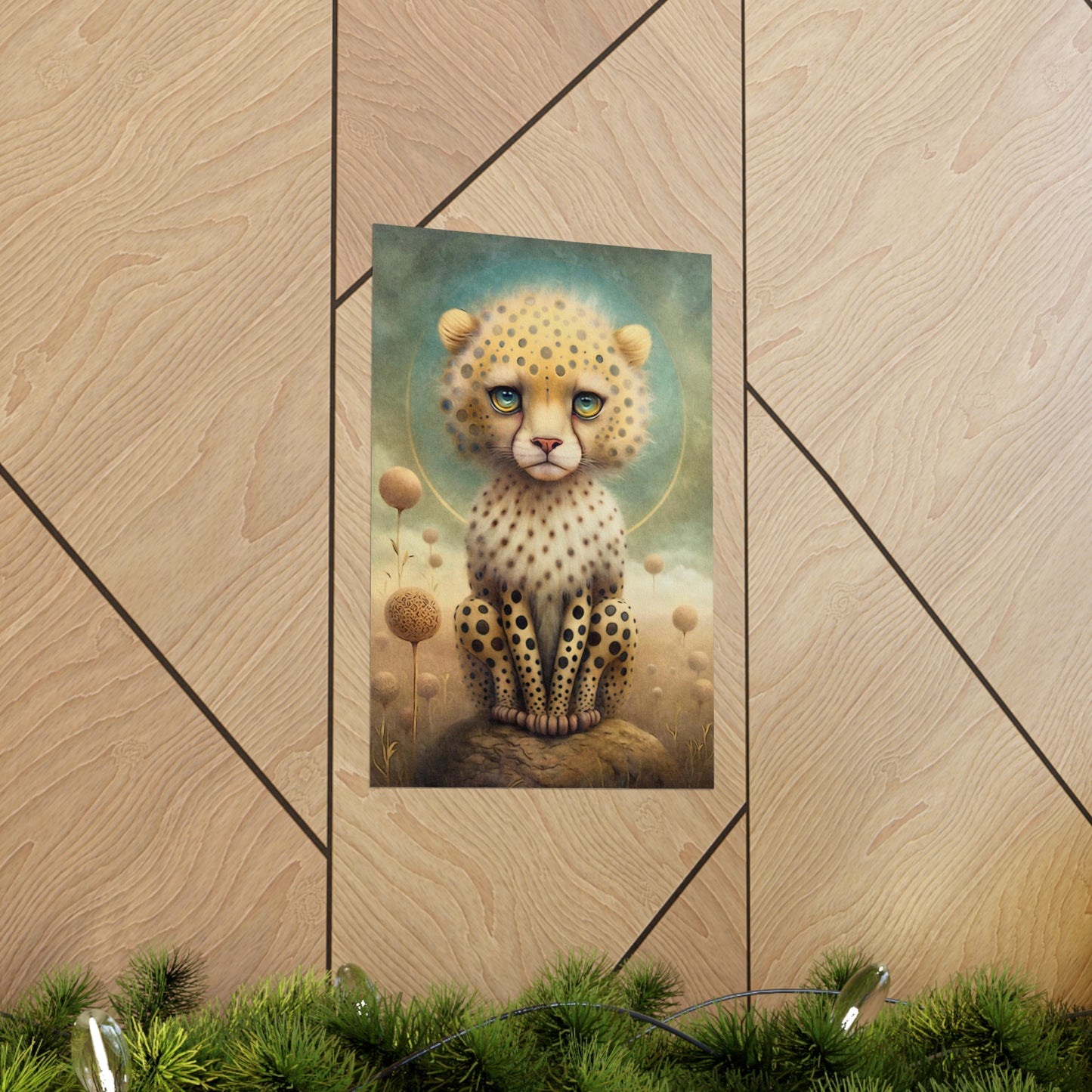 Safari Kids Collection- Cheetah Premium Matte Vertical Posters