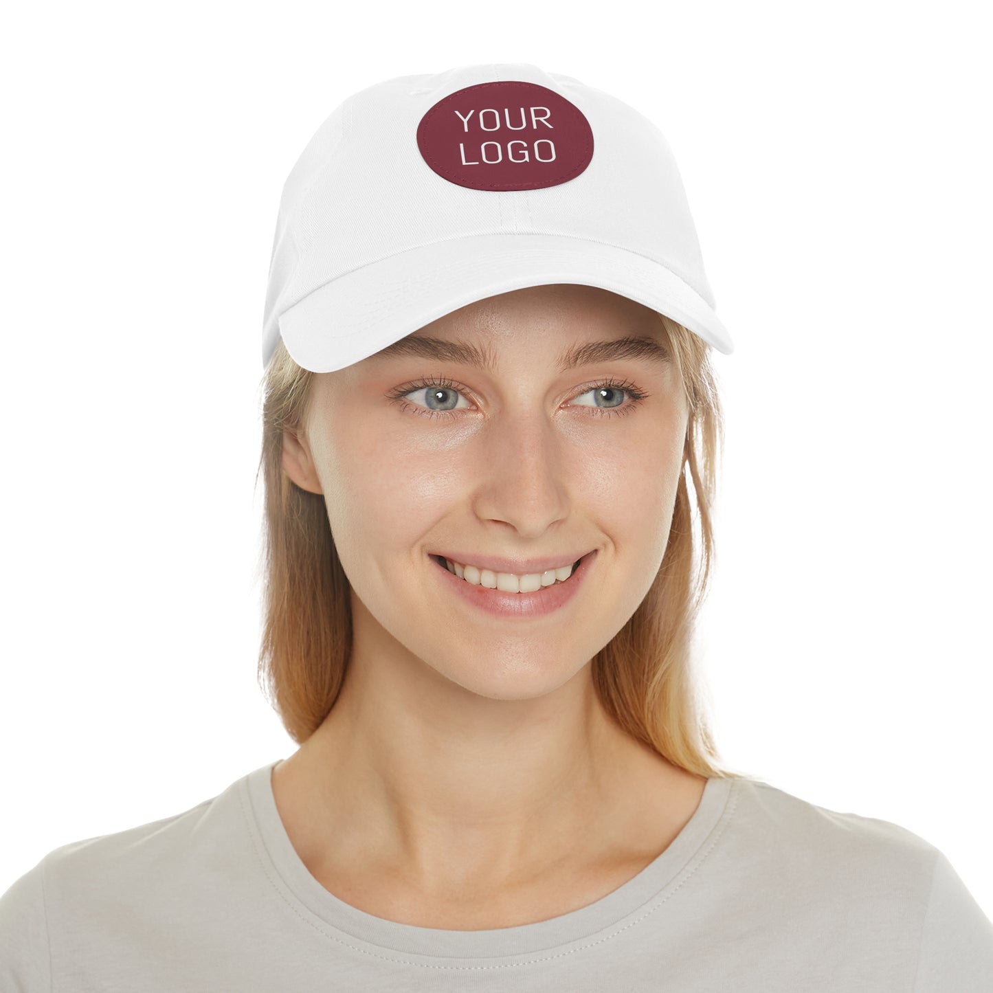 Dad Hat with Leather Patch Personalized for Events & Promotions