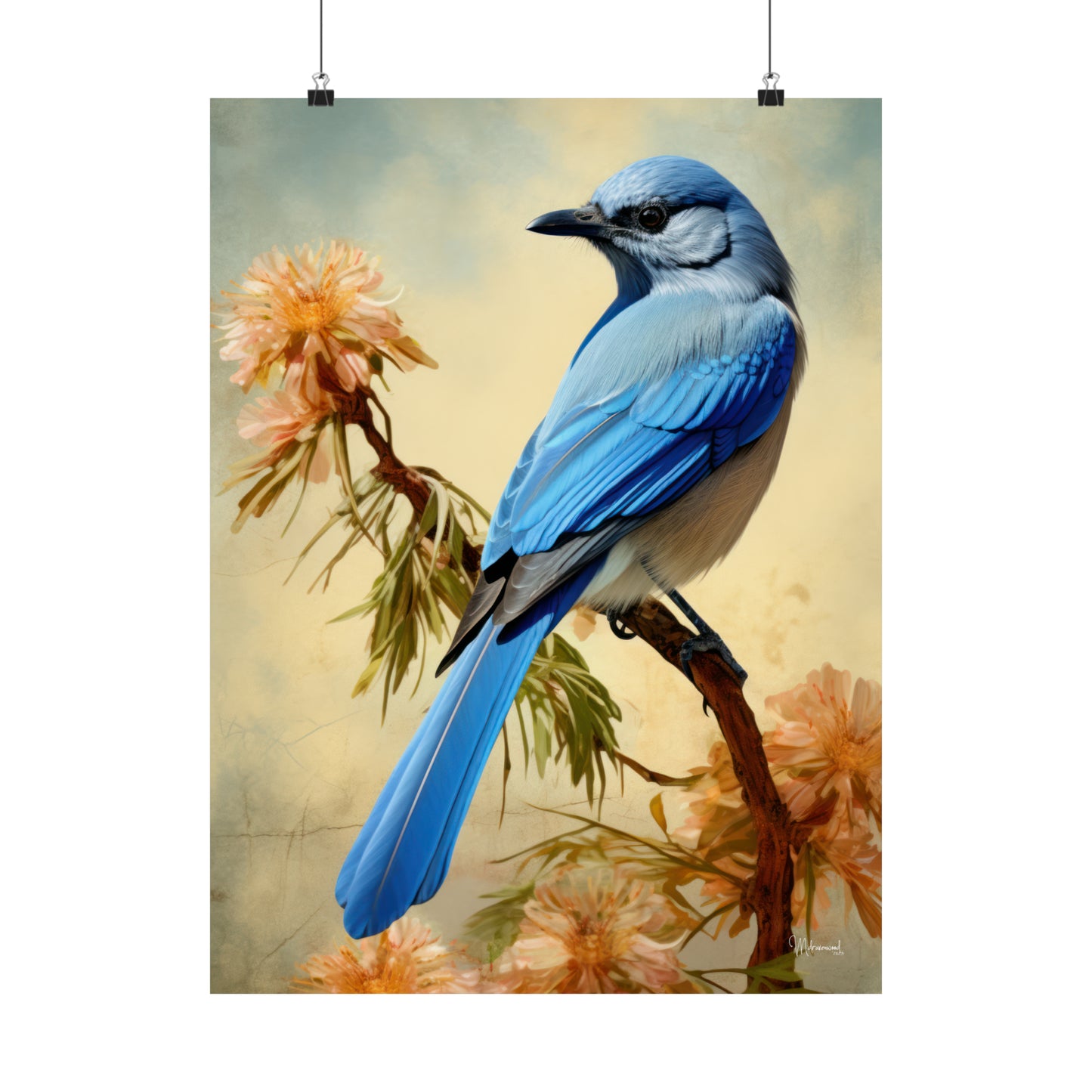 Scrub Jay Premium Matte Vertical Posters