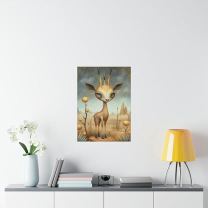 Safari Kids Collection- Gazelle Premium Matte Vertical Posters