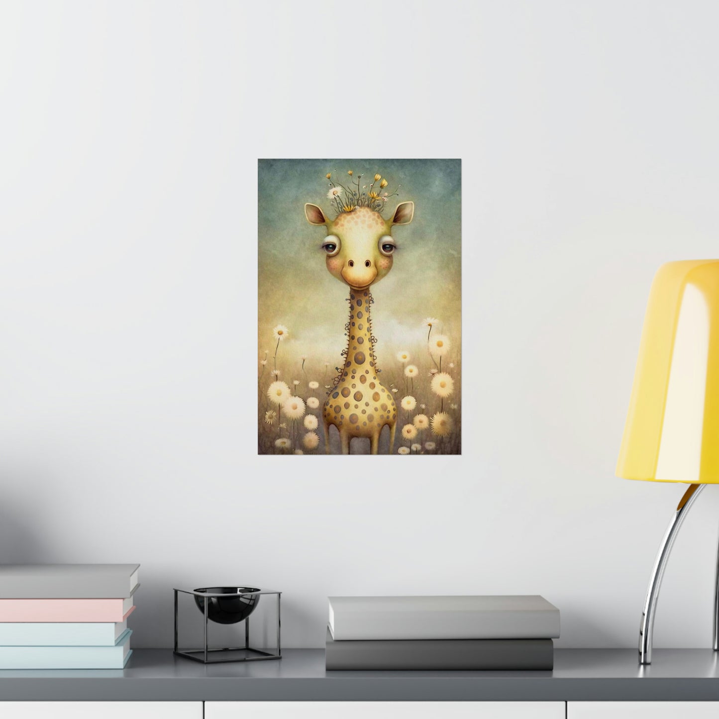 Safari Kids Collection- Giraffe Premium Matte Vertical Posters