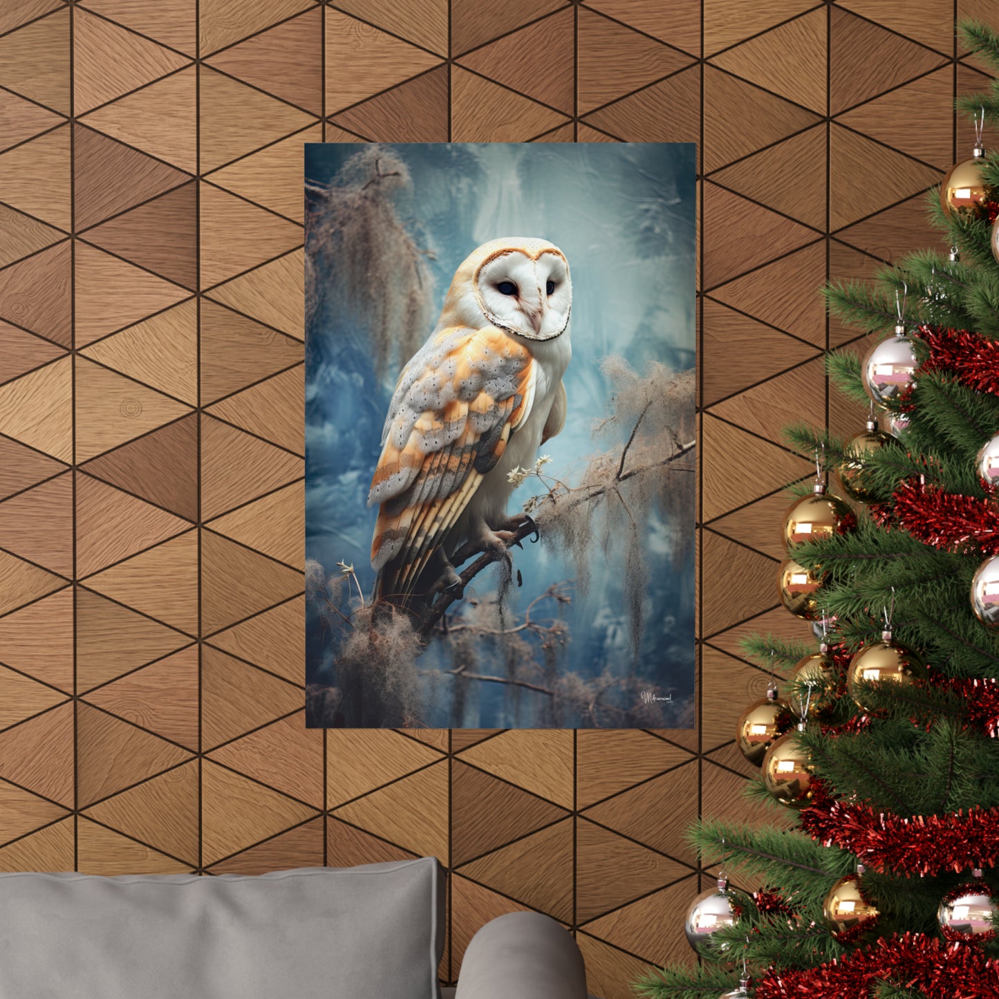 Florida Barn Owl Premium Matte Vertical Posters