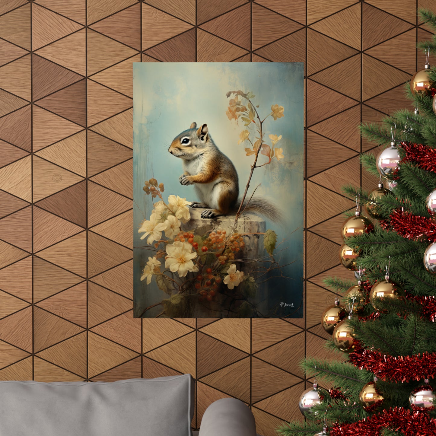 Chipmunk Premium Matte Vertical Posters