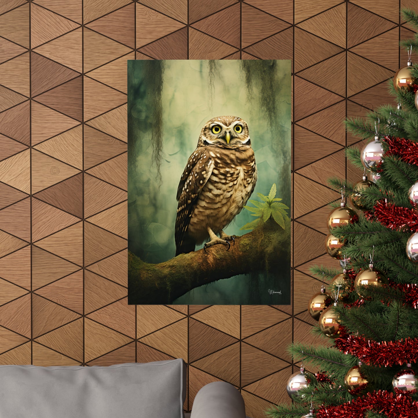 Burrowing Owl Premium Matte Vertical Posters