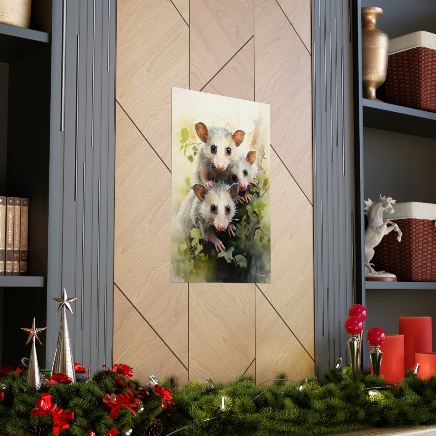 Possum Family Premium Matte Vertical Posters