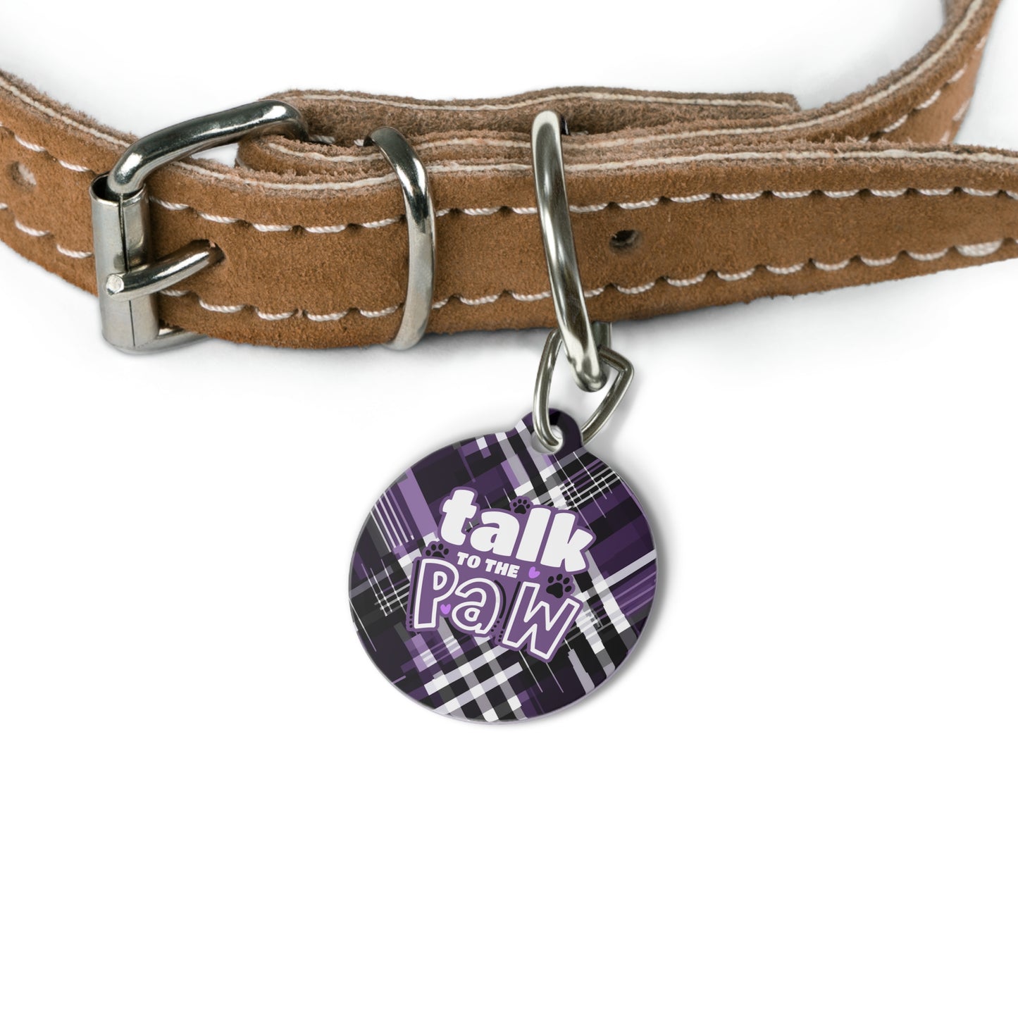 Sassy Pet's Talk to the Personalized Paw Pet Tag