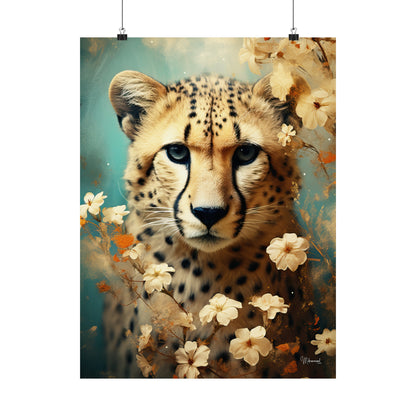 Cheetah Premium Matte Vertical Posters