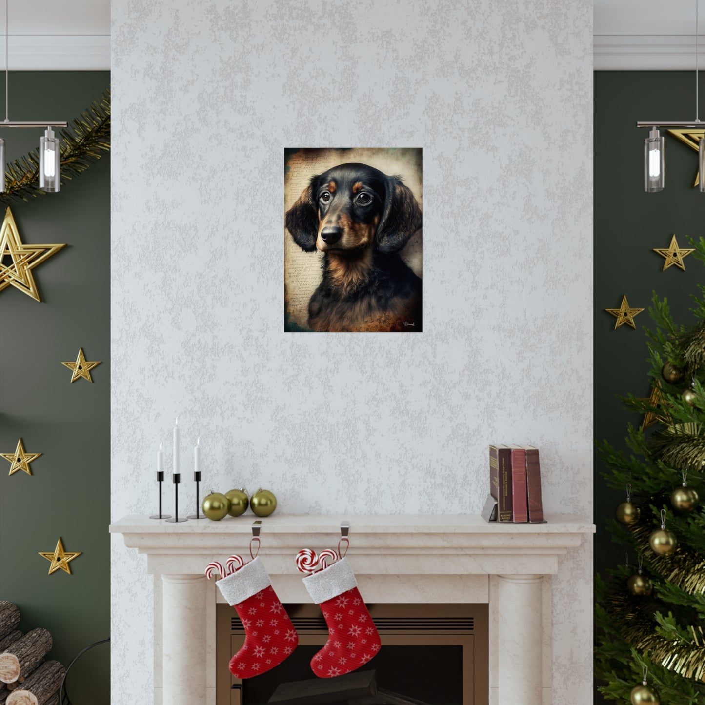 Dachshund Dog Premium Matte Vertical Posters