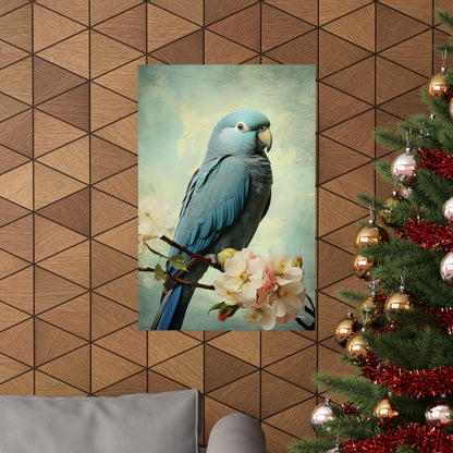 Blue Quaker Parrot Premium Matte Vertical Posters