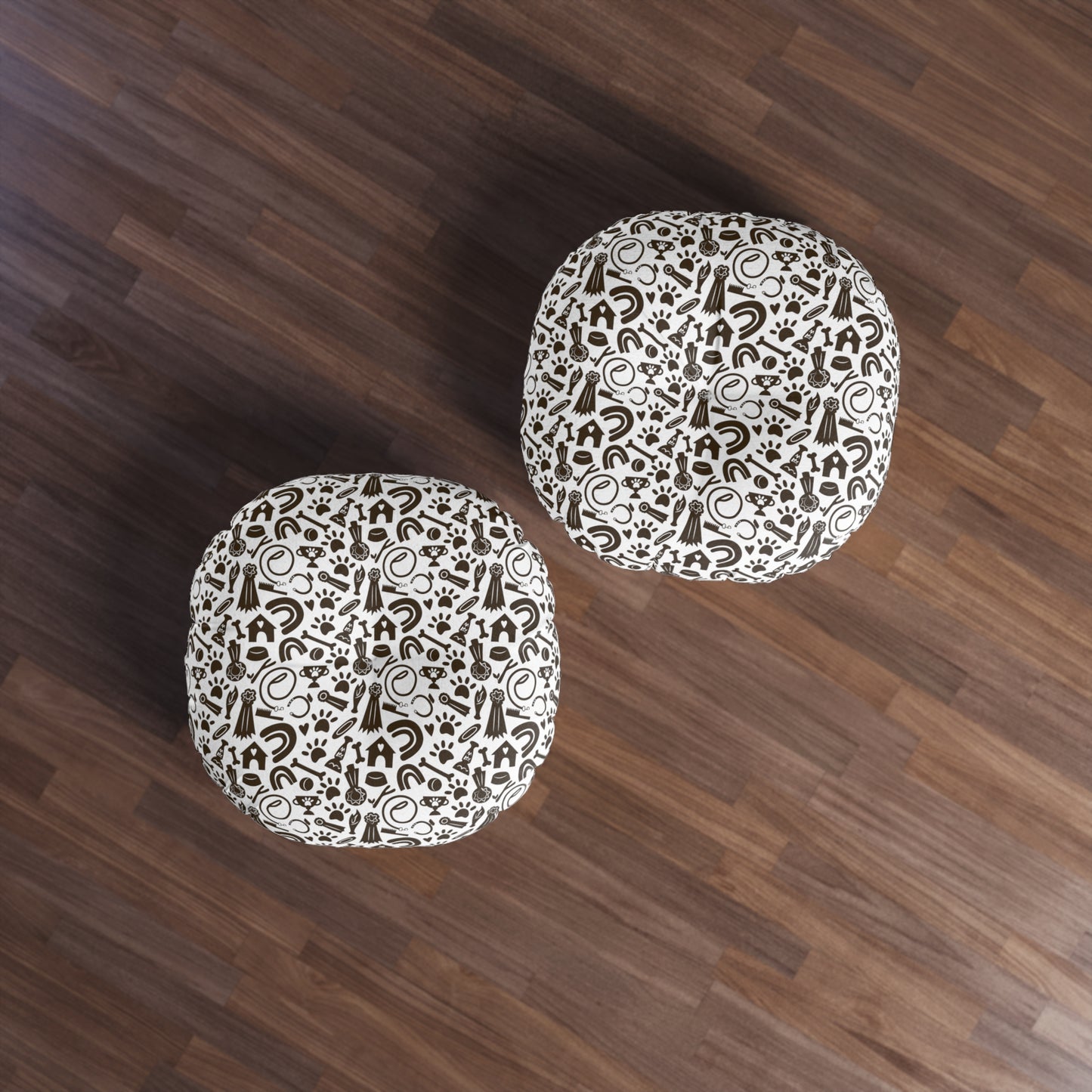 Sassy Pet's Champion Tufted Floor Pillow, Round