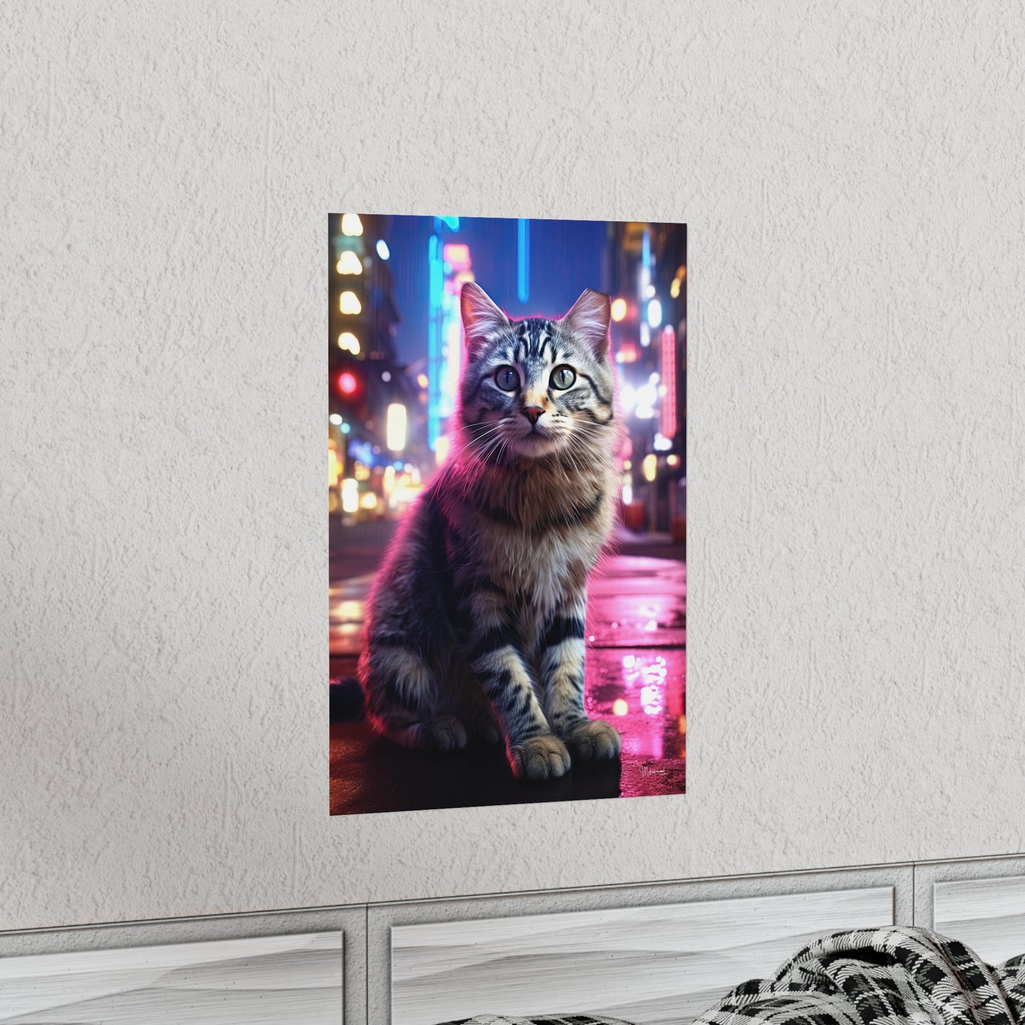 TNVR Cat in the City Premium Matte Vertical Posters