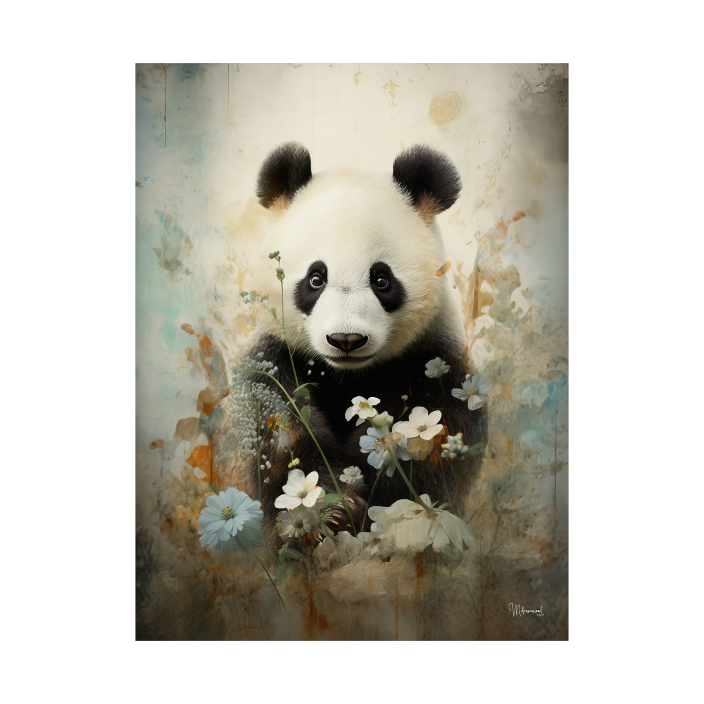 Panda Premium Matte Vertical Posters