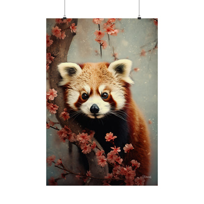 Red Panda Premium Matte Vertical Posters