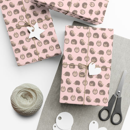 Hedge Hog Baby Shower Gift Wrap Papers