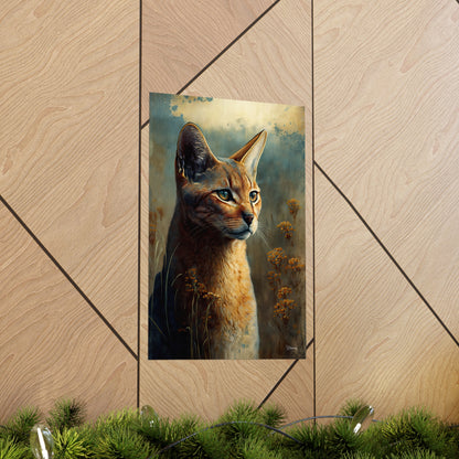 Chausie Cat Premium Matte Vertical Posters