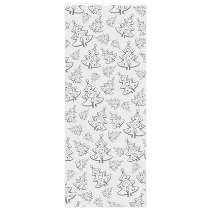 White Christmas Tree Wrapping Paper