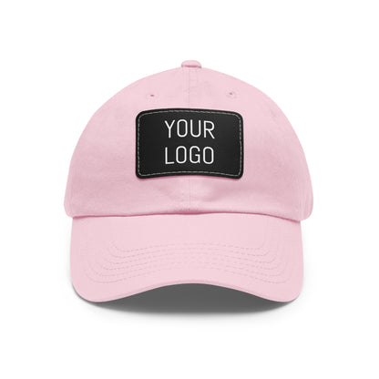 Dad Hat Leather Patch Personalized for Events & Promotions