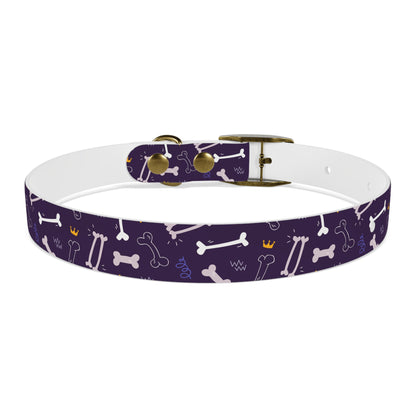 Sassy Pet's Purple Bones Collar