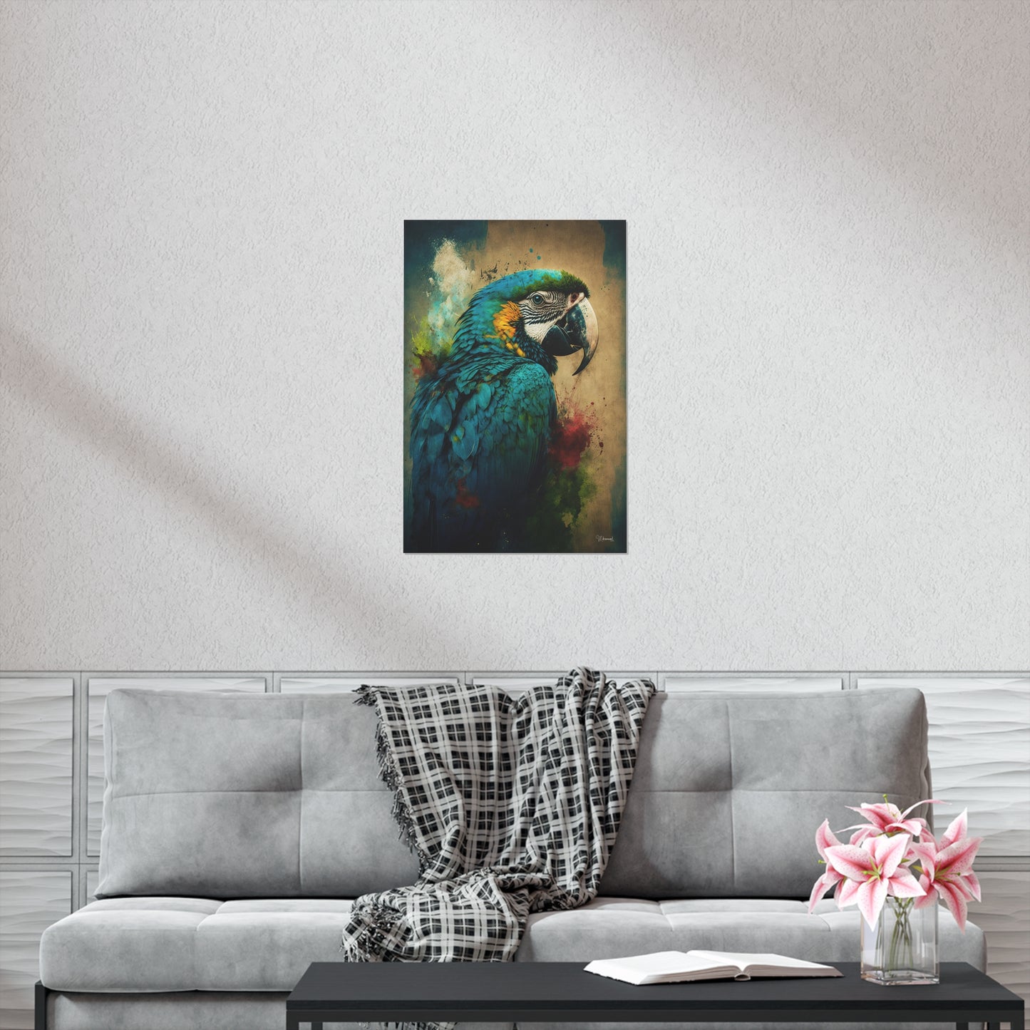 Macaw Premium Matte Vertical Posters